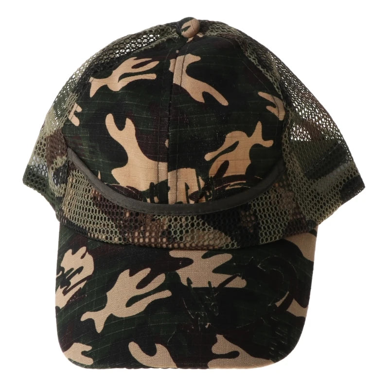 Camouflage Child Baseball Cap Casual Hat Boy Summer Caps New Fashion Child Adjustable Hats Grid for Snapback